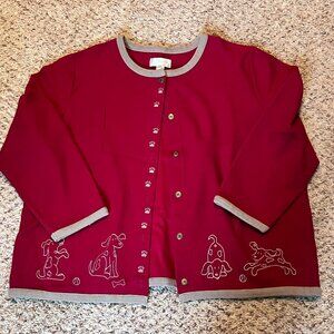 CJ Banks 2X Dog Sweater